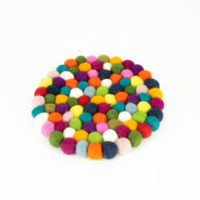 Topfuntersetzer Multi Color rund 20x20cm