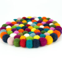 Topfuntersetzer Multi Color rund 20x20cm – Bild 2