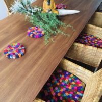 Stuhlauflage Candy Design rund – Bild 4