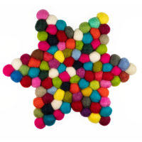 Topfuntersetzer Stern, Multi Color