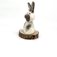Eierwärmer  / Handpuppe "Hase Herr Schneider" – Bild 2