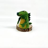 Eierwärmer / Handpuppe "Krokodil Konrad" – Bild 2