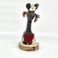 Eierwärmer / Handpuppe "Alpaka Alice"