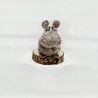 Eierwärmer / Handpuppe "Nilpferd Nelly"