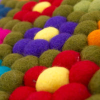 Stuhlauflage Flowerpower Moosgrün (NEU) – Bild 3