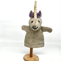 Handpuppe Einhorn Emilia