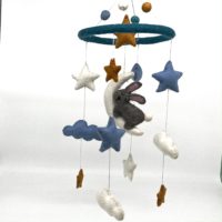 Mobile schlafender Hase im Mond (NEU)
