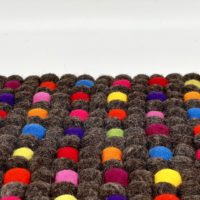 Stuhlauflage Braun Meliert Smartie (Musterteil) – Bild 3