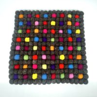 Stuhlauflage Braun Meliert Smartie (Musterteil)